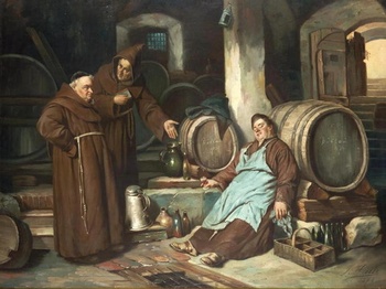 Friar loves the drink.jpg